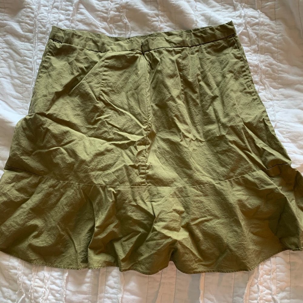 Army Green Madewell Mini Skirt